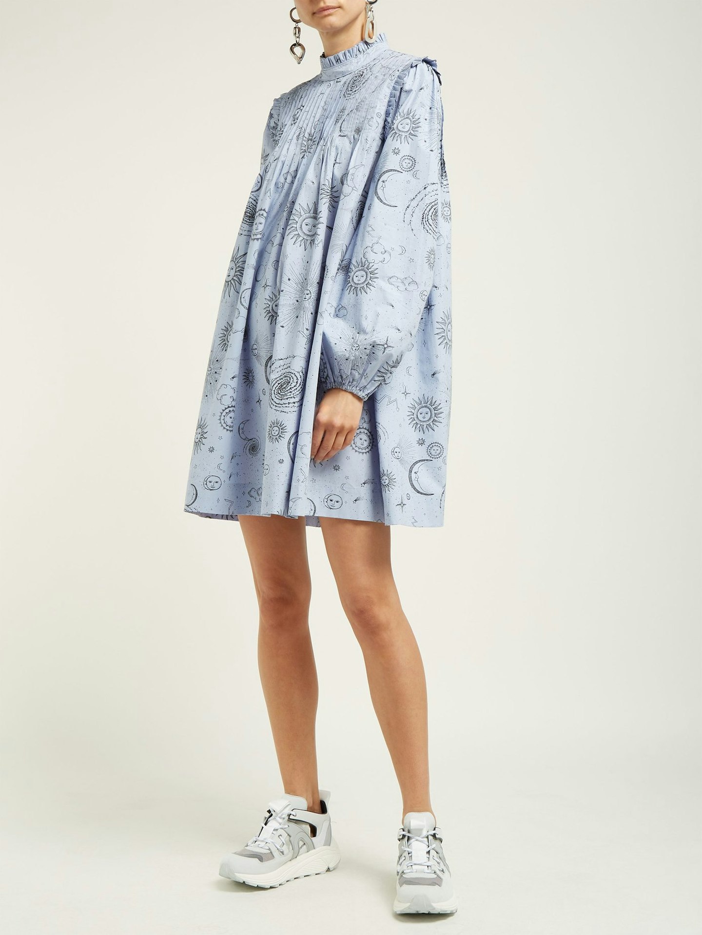 Ganni, Moon Print Poplin Dress, £215
