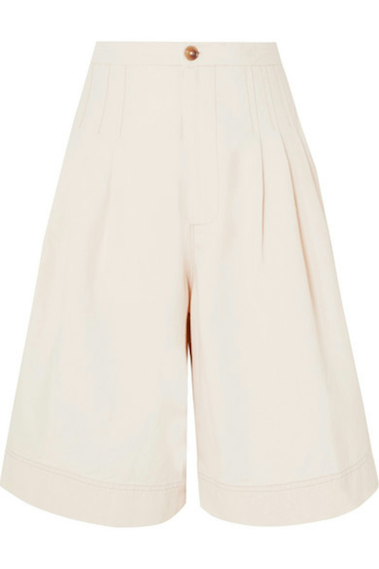 Bassike, Pleated Cotton Shorts, £248