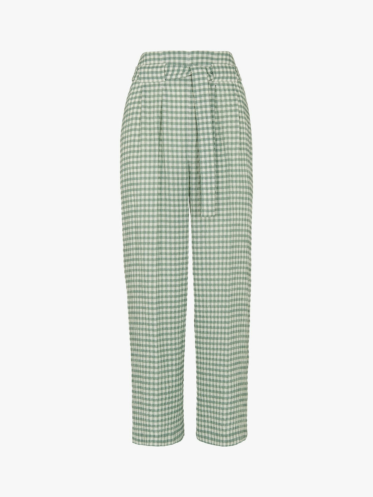 Whitles, Belted Gingham Trousers, £103.20