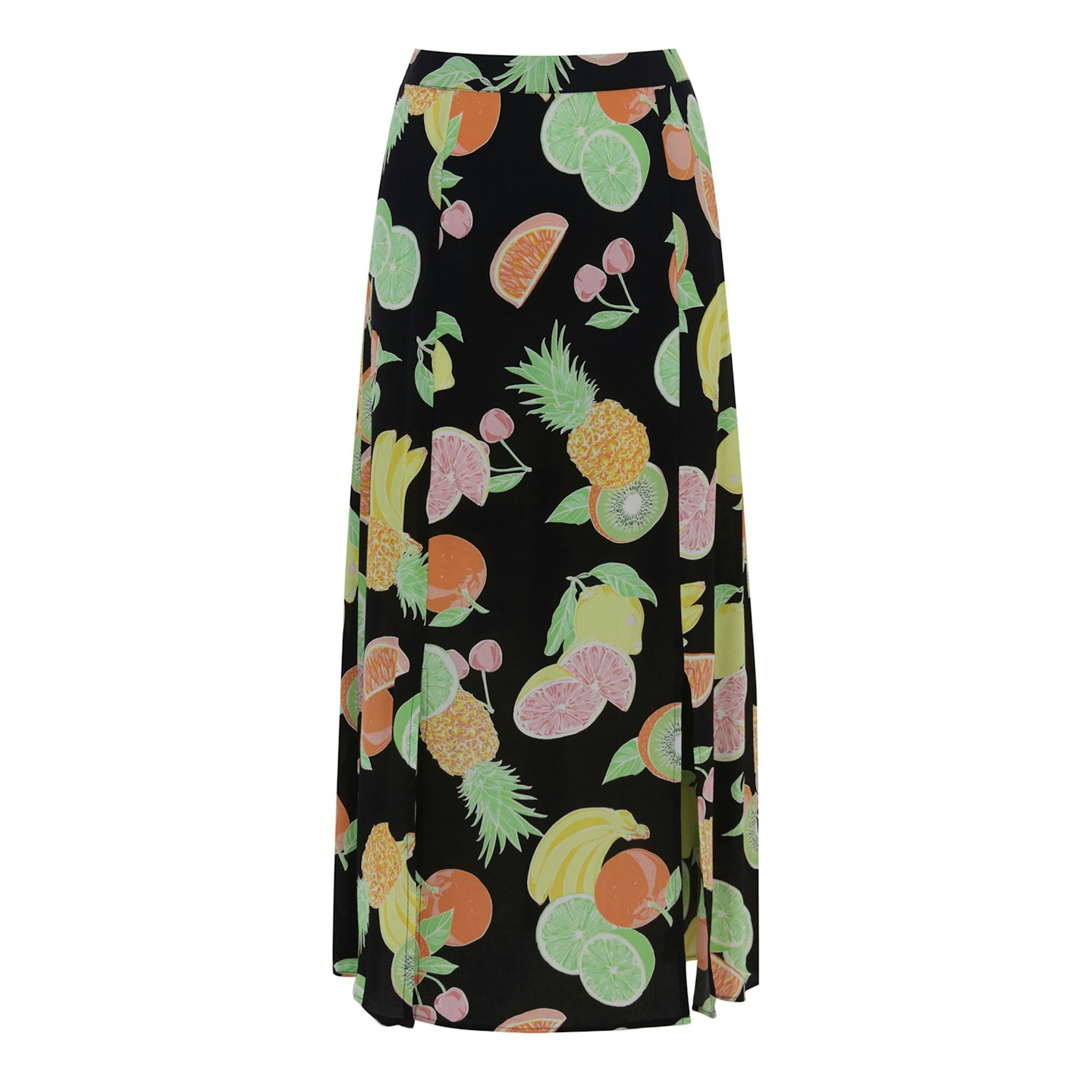 Warehouse, Fruit Salad Midi Skirt, £29.25