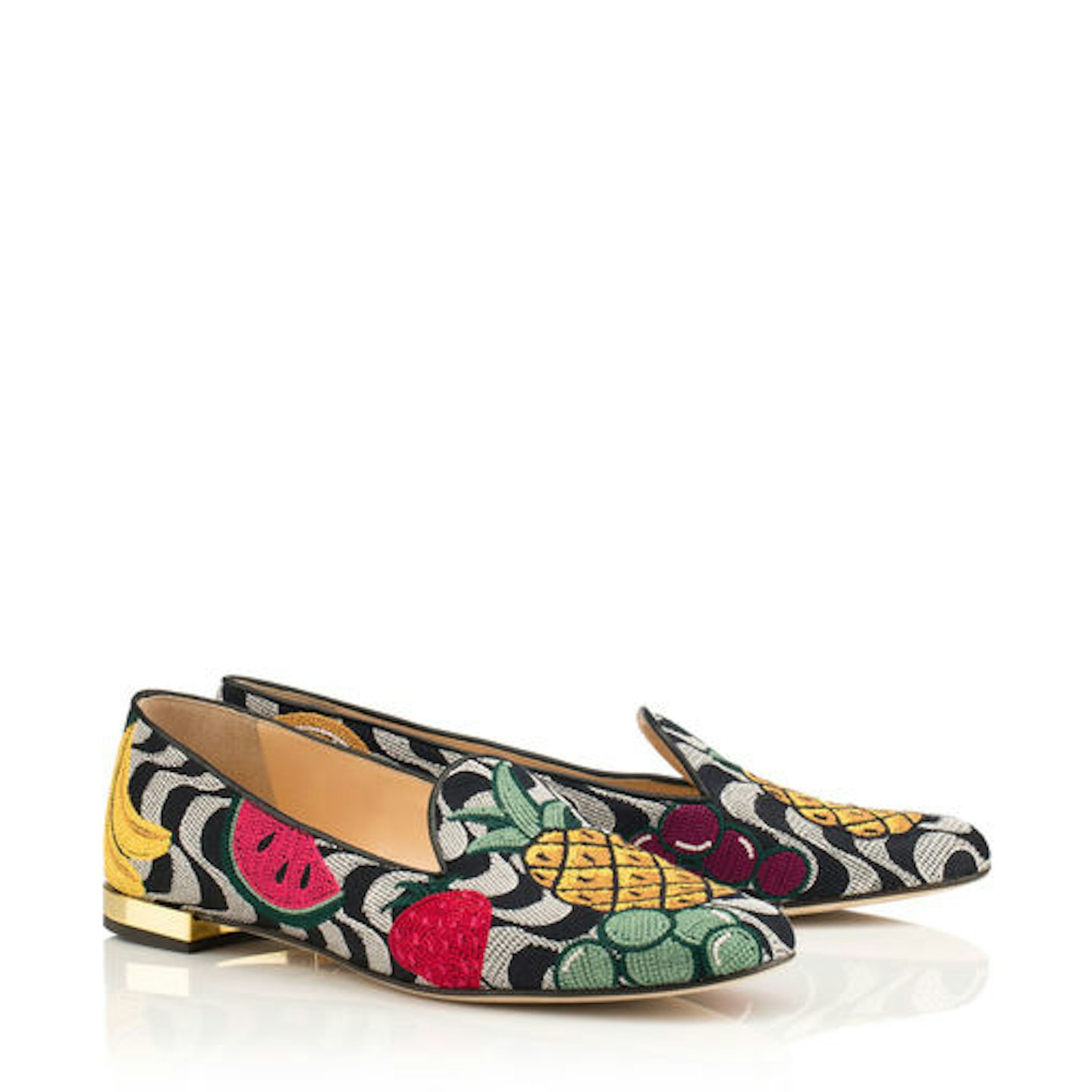 Charlotte Olympia, Fruit Salad Slippers, £325
