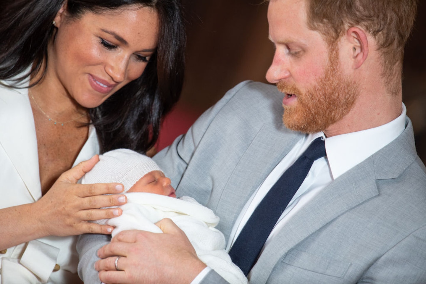 Meghan Markle and Prince Harry present baby Archie