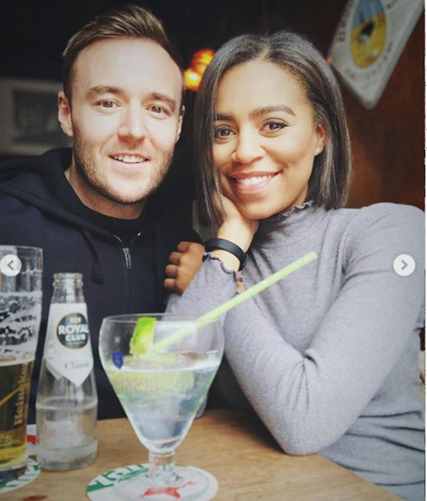 Alan Halsall and Tisha Merry