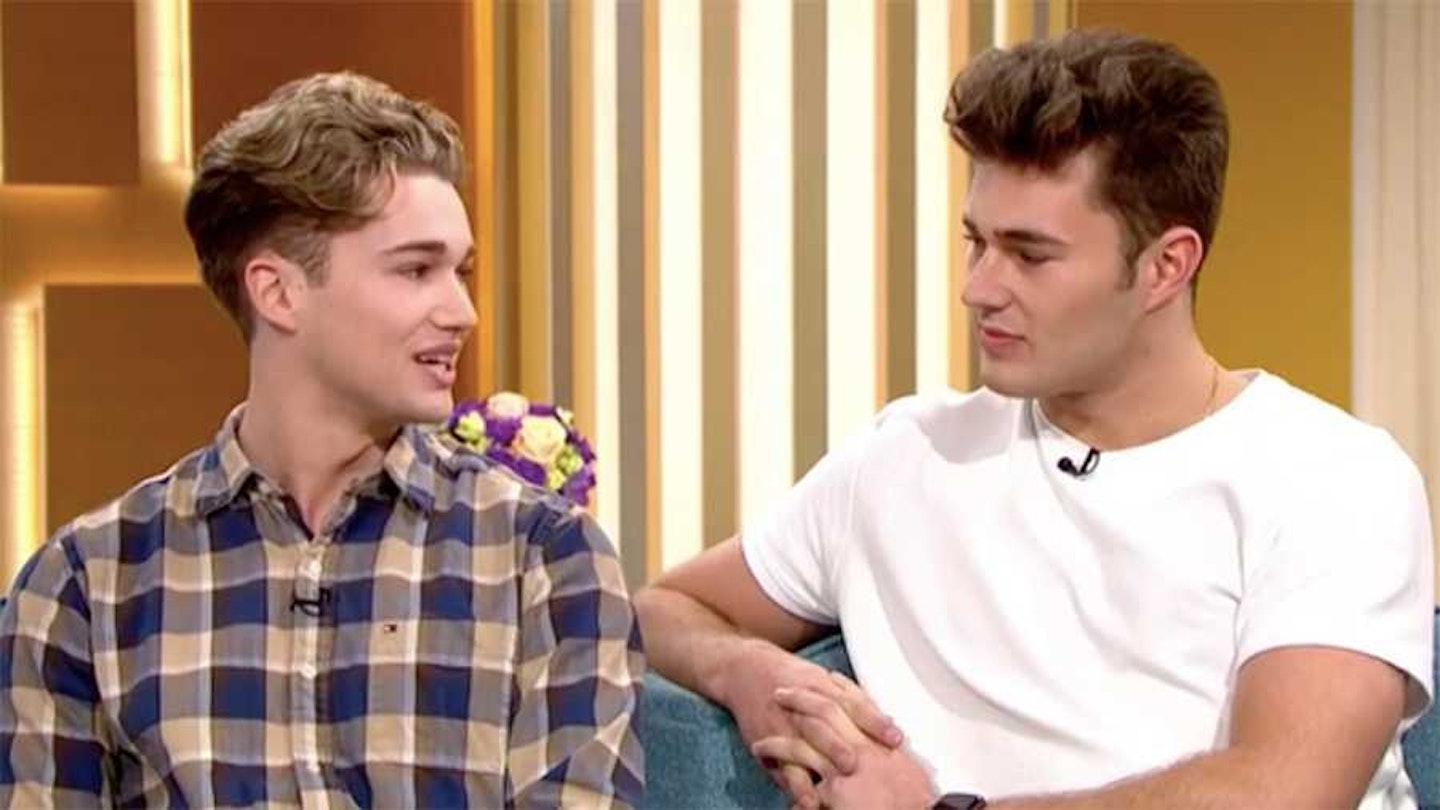 AJ and Curtis on This Morning in January 2019