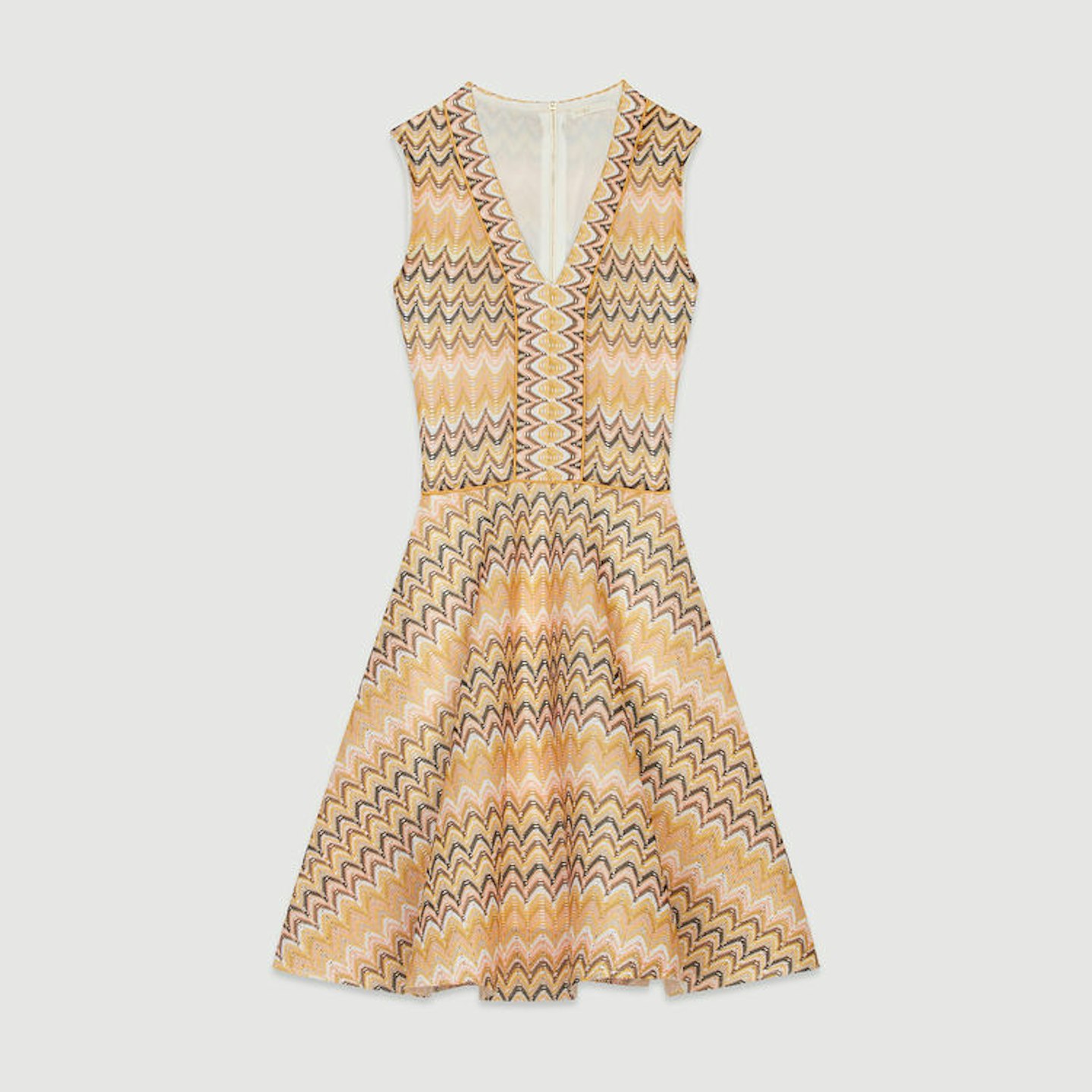 Striped Knit Skater Dress, £269