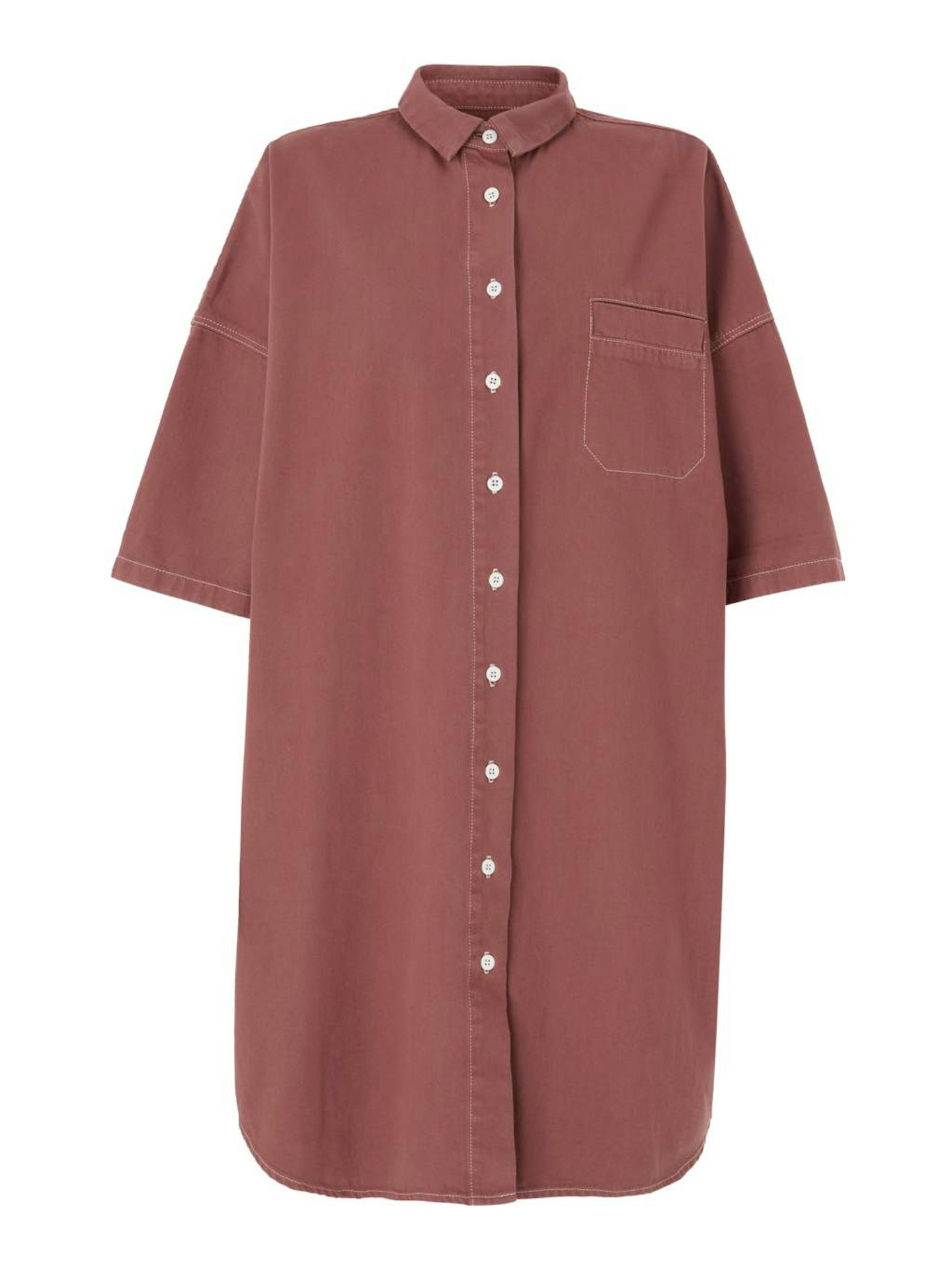 Kin by John Lewis & Partners, Oversized Denim Shirt Dress, £59