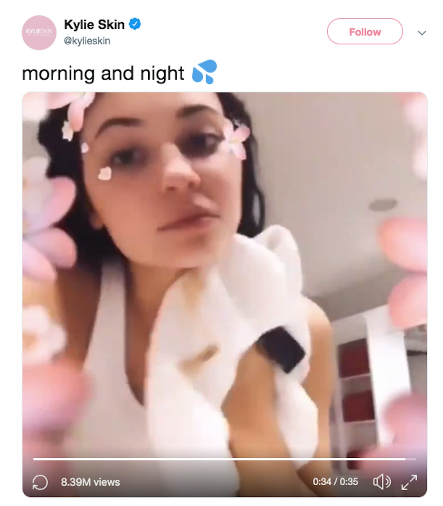 Twitter/@kylieskin