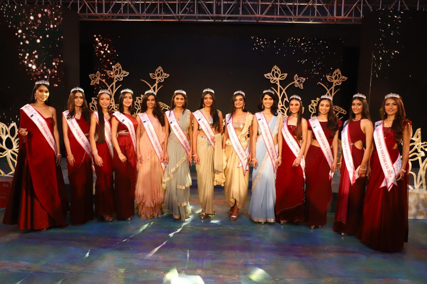 Participants at the fbb Colors Femina Miss India East 2019