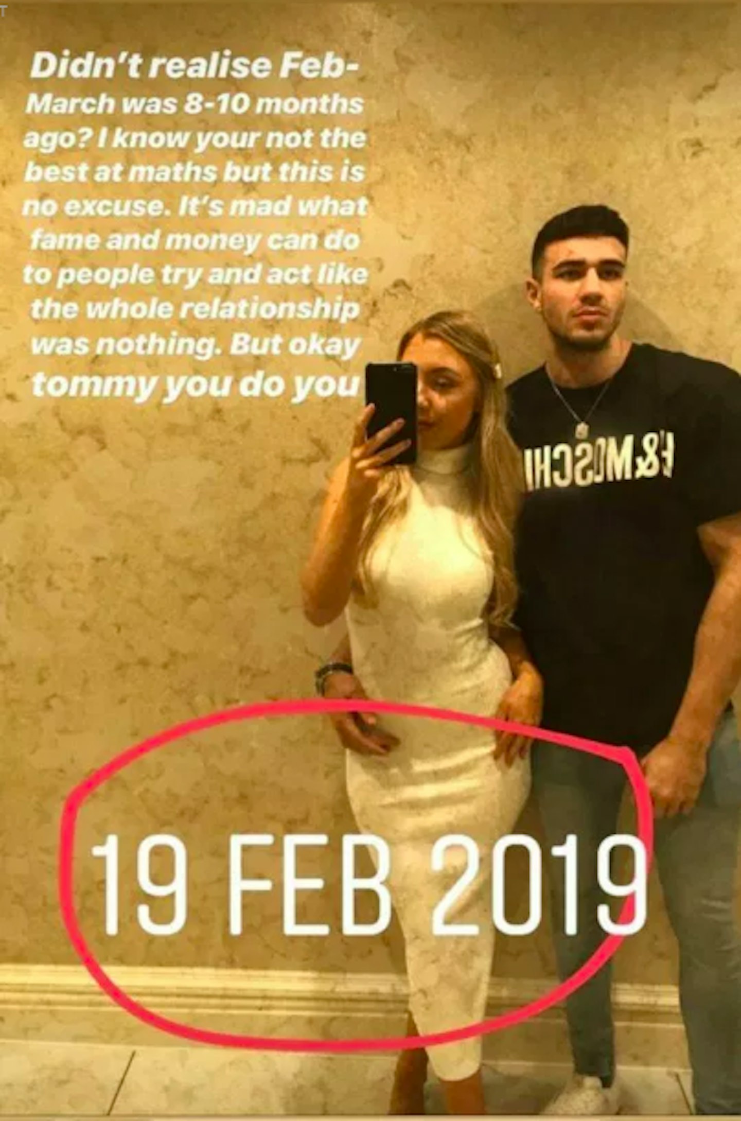 Tommy Fury Millie Roberts