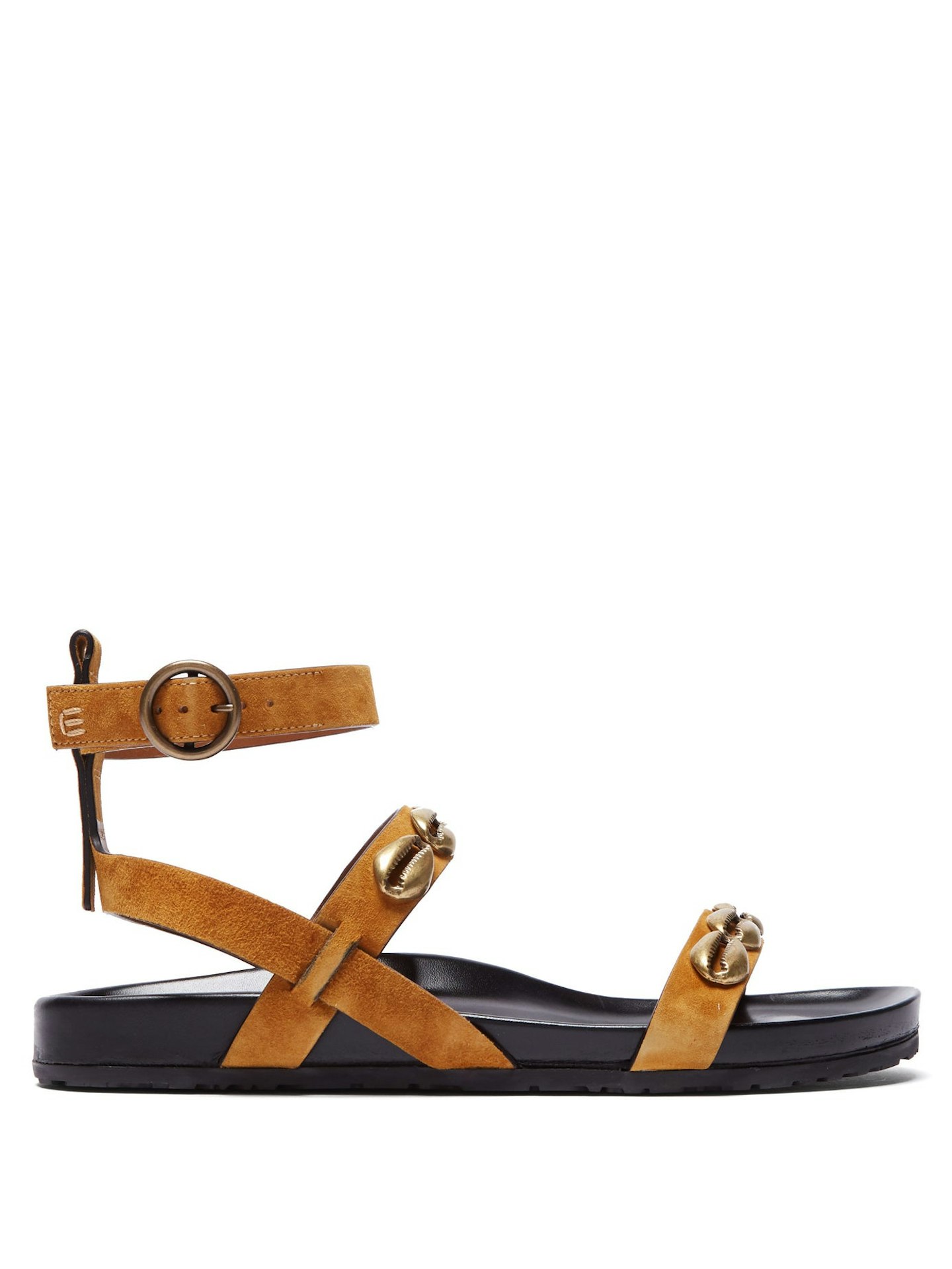 Etro, Shell-Embellished Suede Sandals, WERE £540, NOW £378