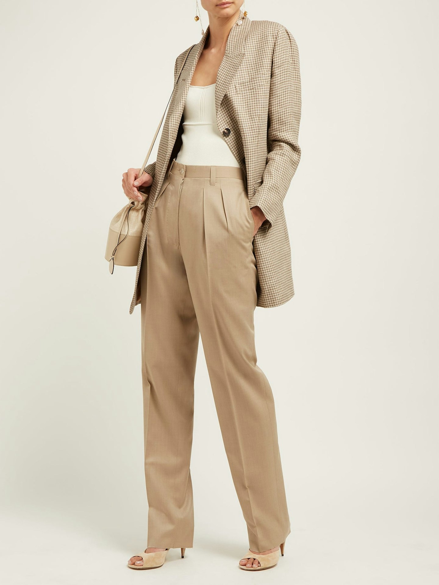 Giuliva Heritage Collection, Straight Leg Wool Trousers, WERE £670, NOW £335