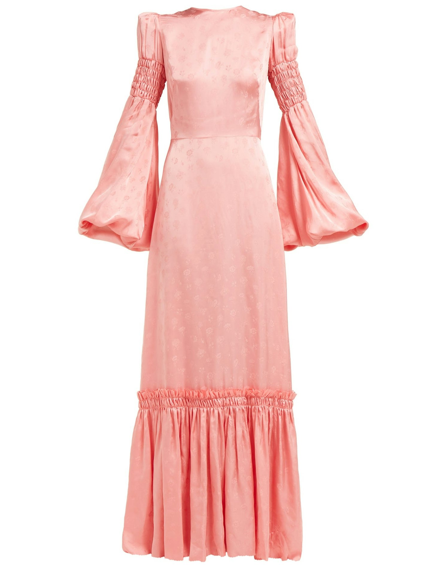 The Vampire's Wife, Cosmo Floral-Jacquard Satin Maxi Dress, WAS £1,455, NOW, £727