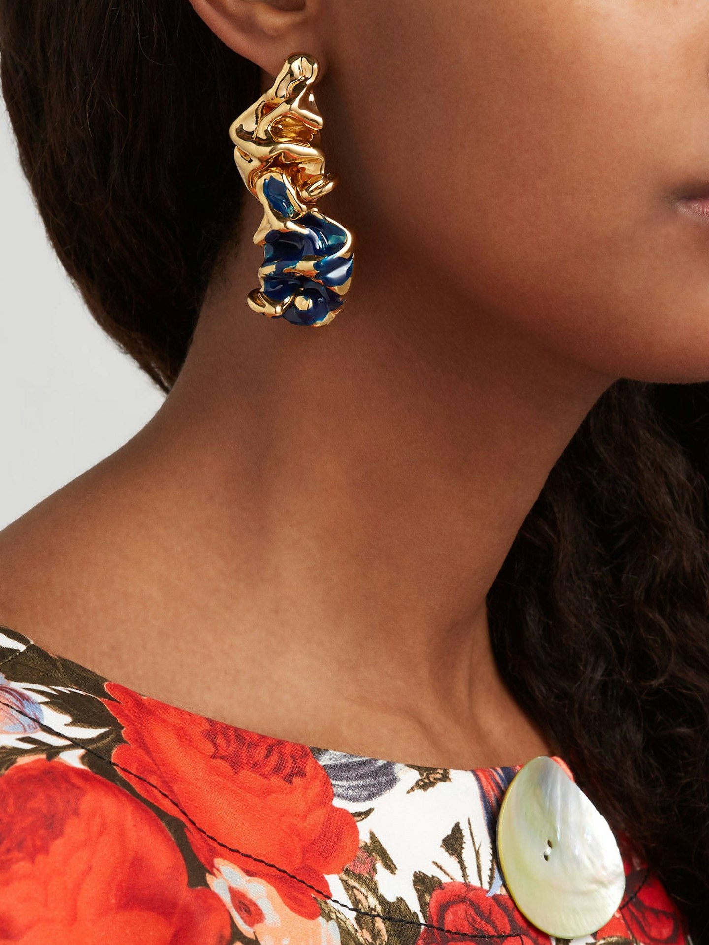 Marni, Crinkle Earrings, WERE, £370, NOW, £185