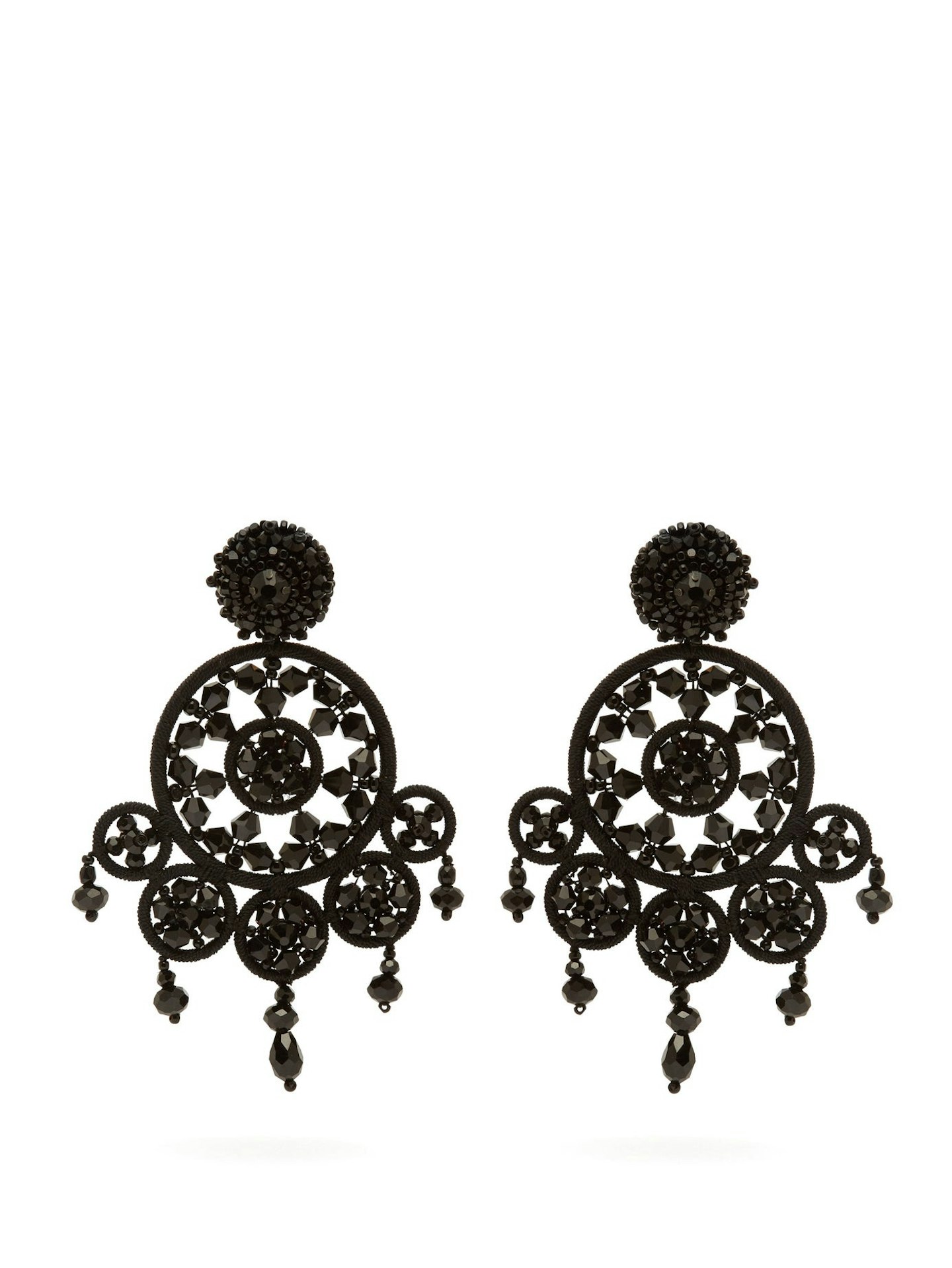 Oscar De La Renta, Dreamcatcher Beaded Drop Earrings, WERE, £442, NOW, £265