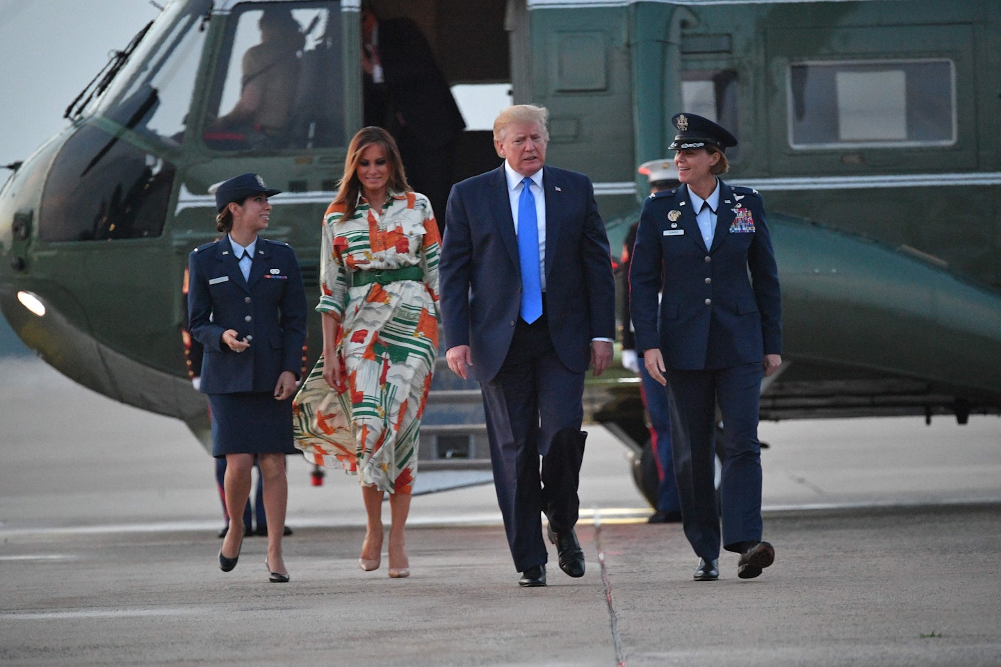 melania trump gucci dress