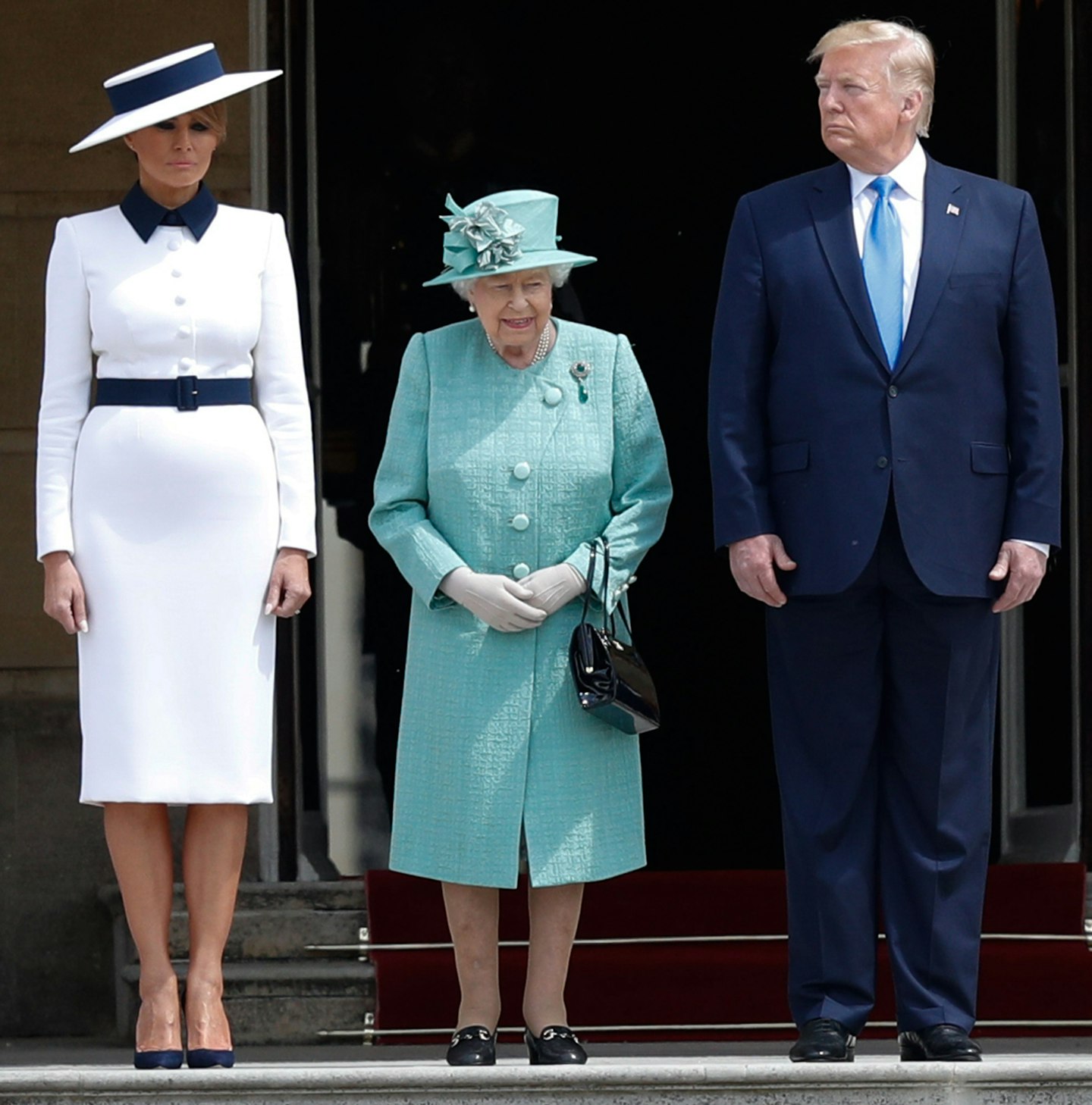 melania trump dolce and gabbana state visit 