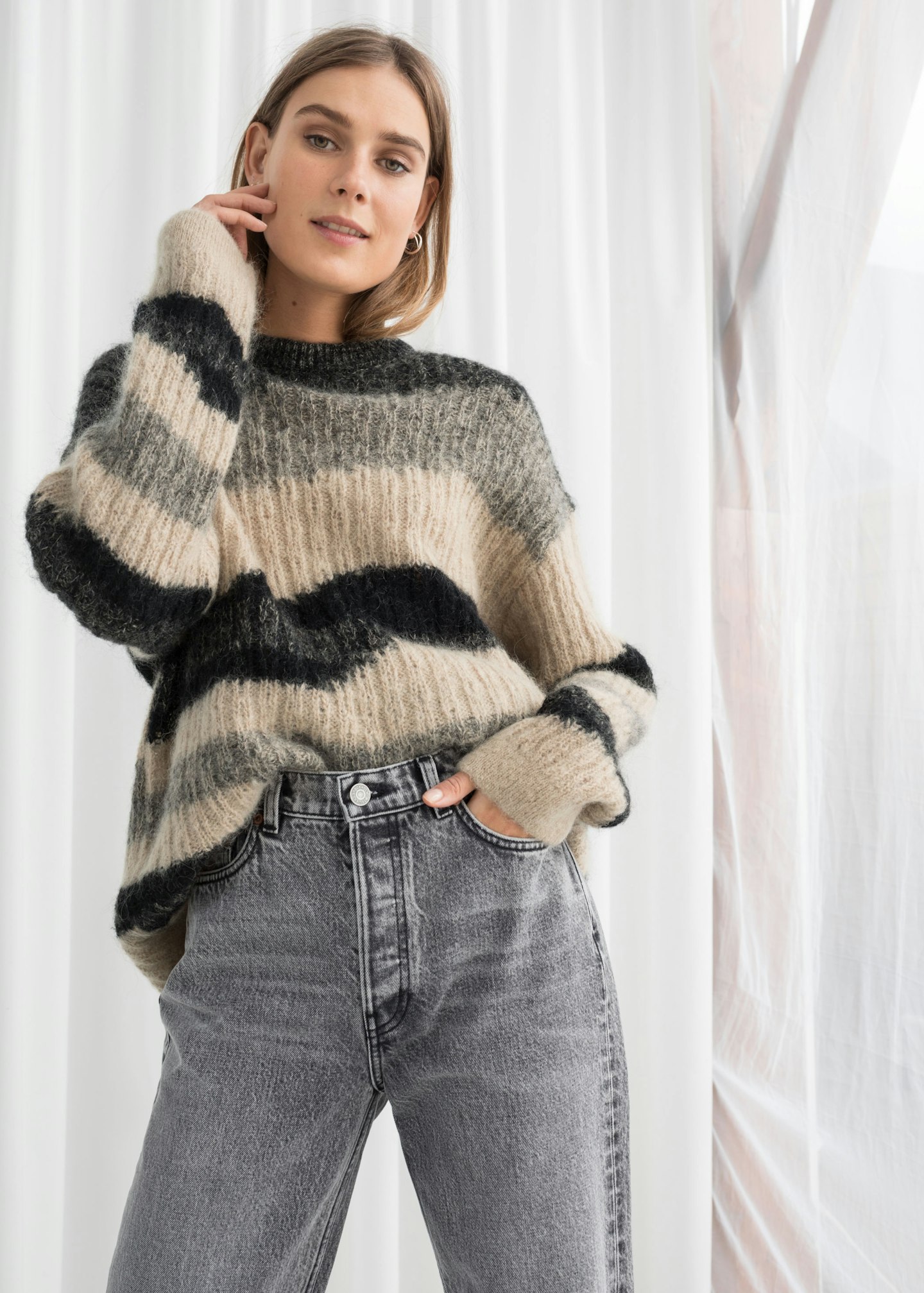 & Other Stories striped sweater