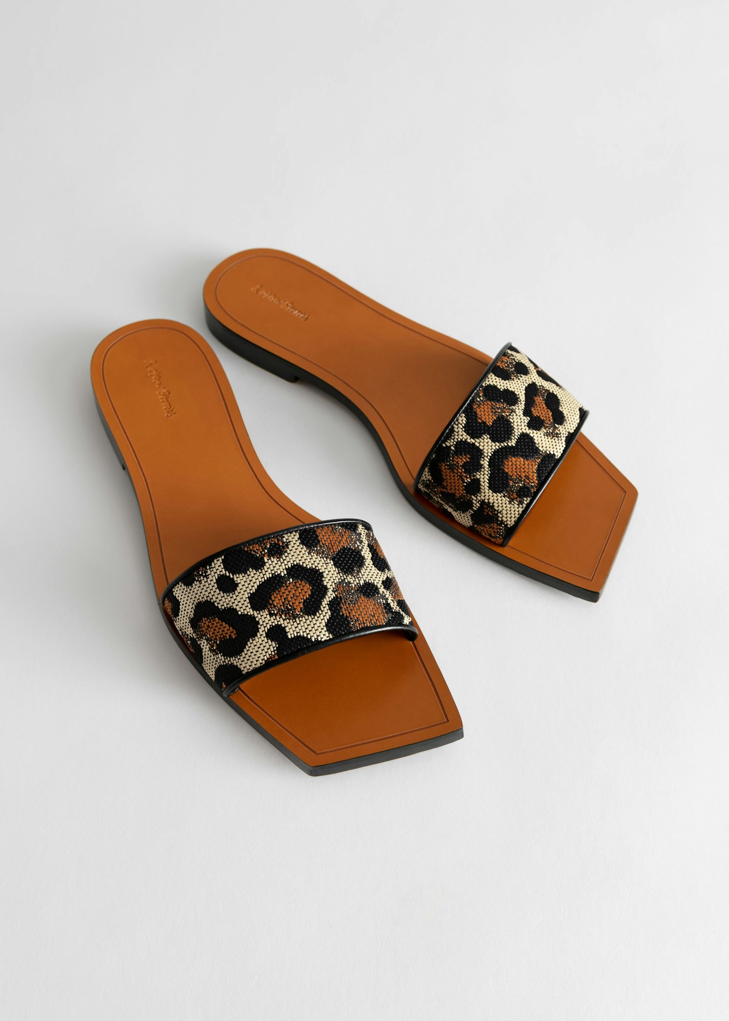 & Other Stories leopard print sandals