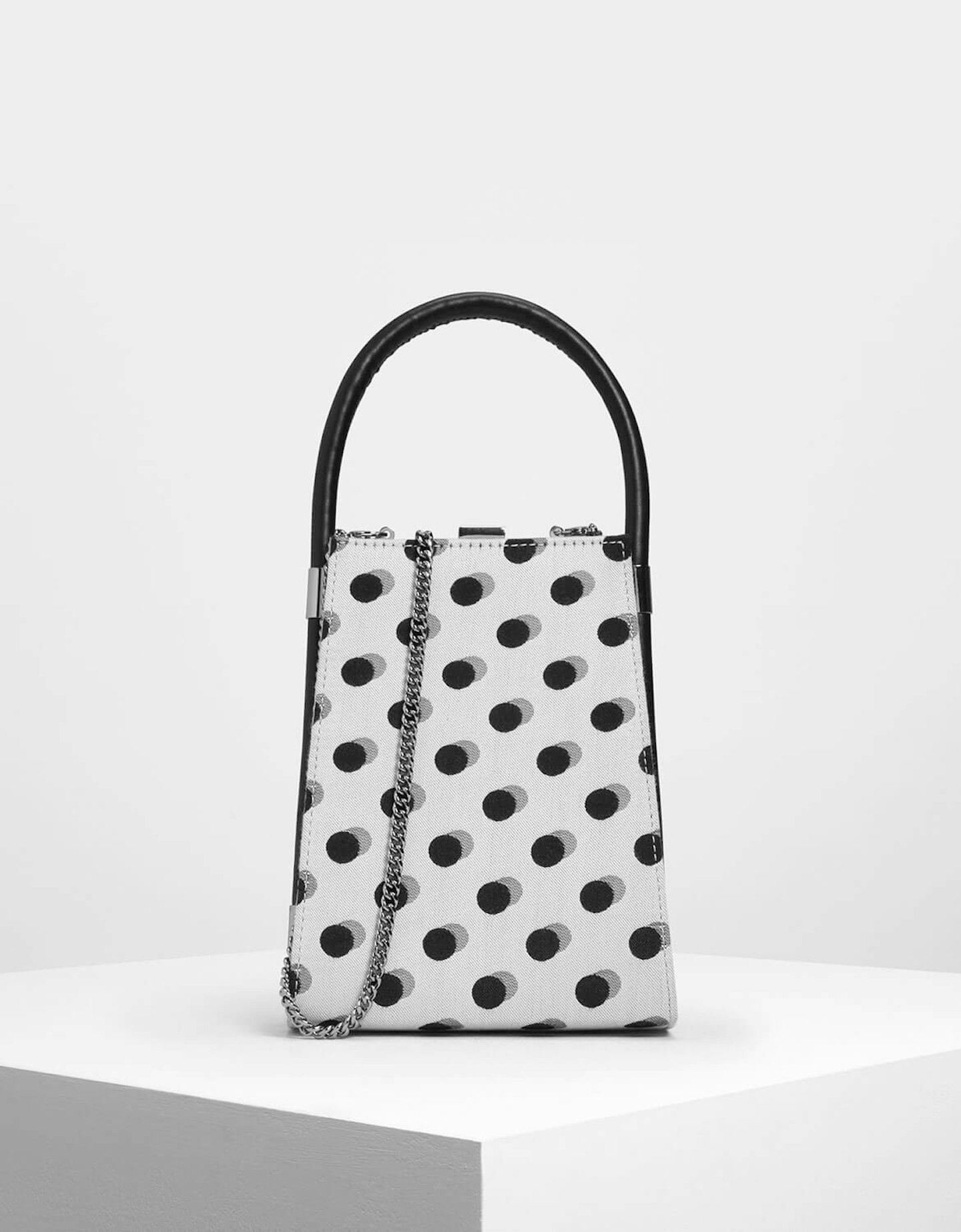 Charles & Keith polka dot bag