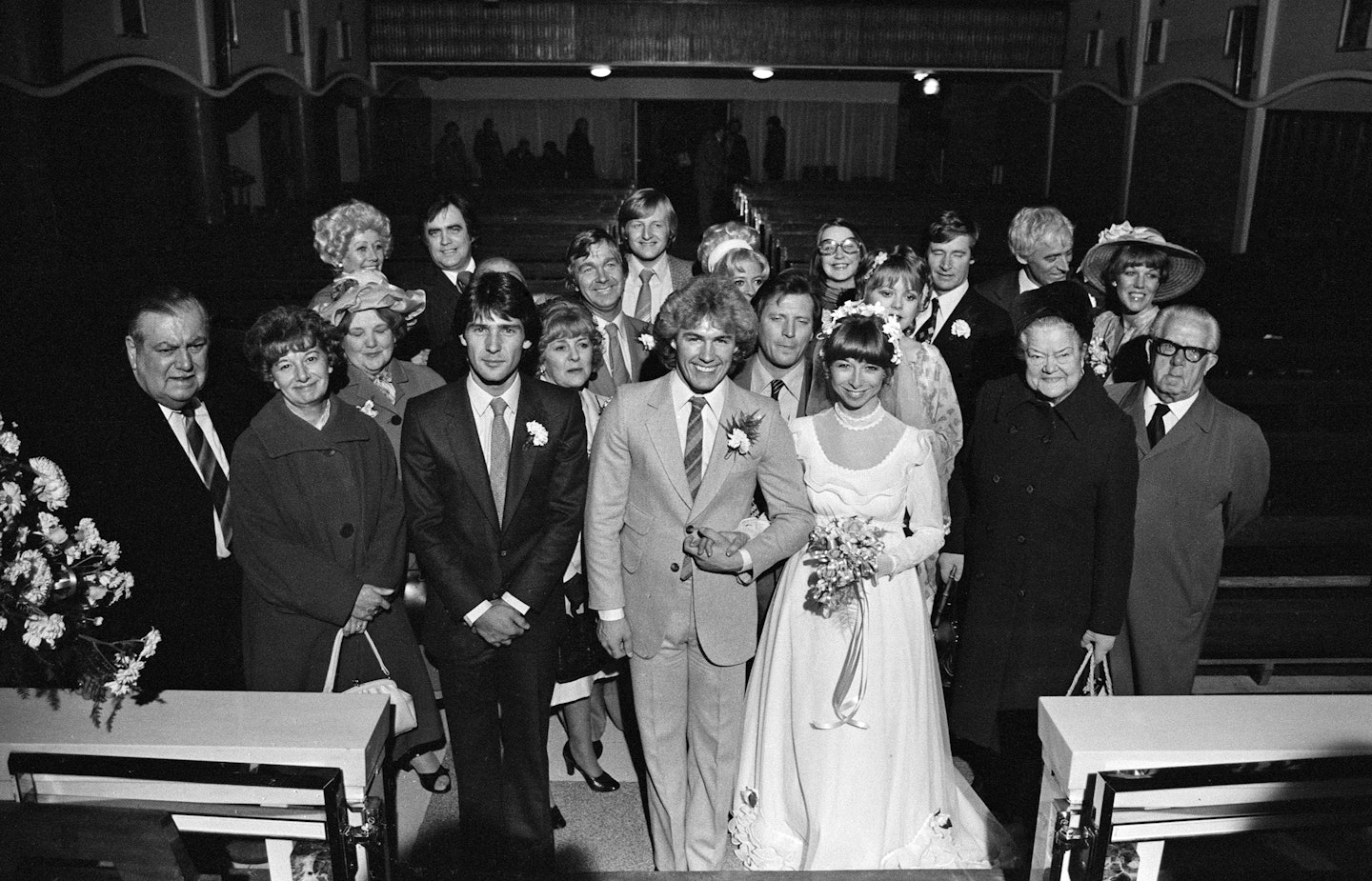 The wedding of Coronation Street's Brian Tilsley and Gail Potter.