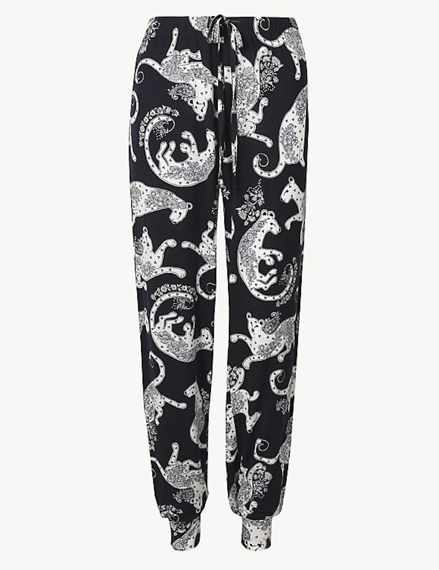 Marks & Spencer, Leopard Cuffed Hem Pyjama Bottoms, £10