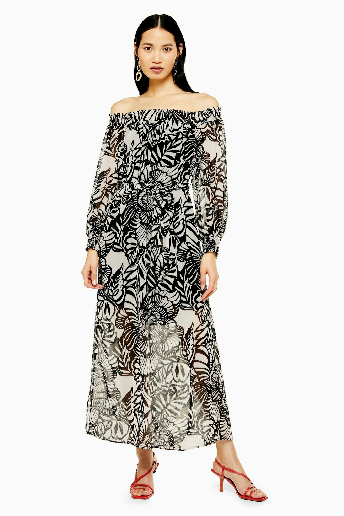 Floral Bardot Dress, £39