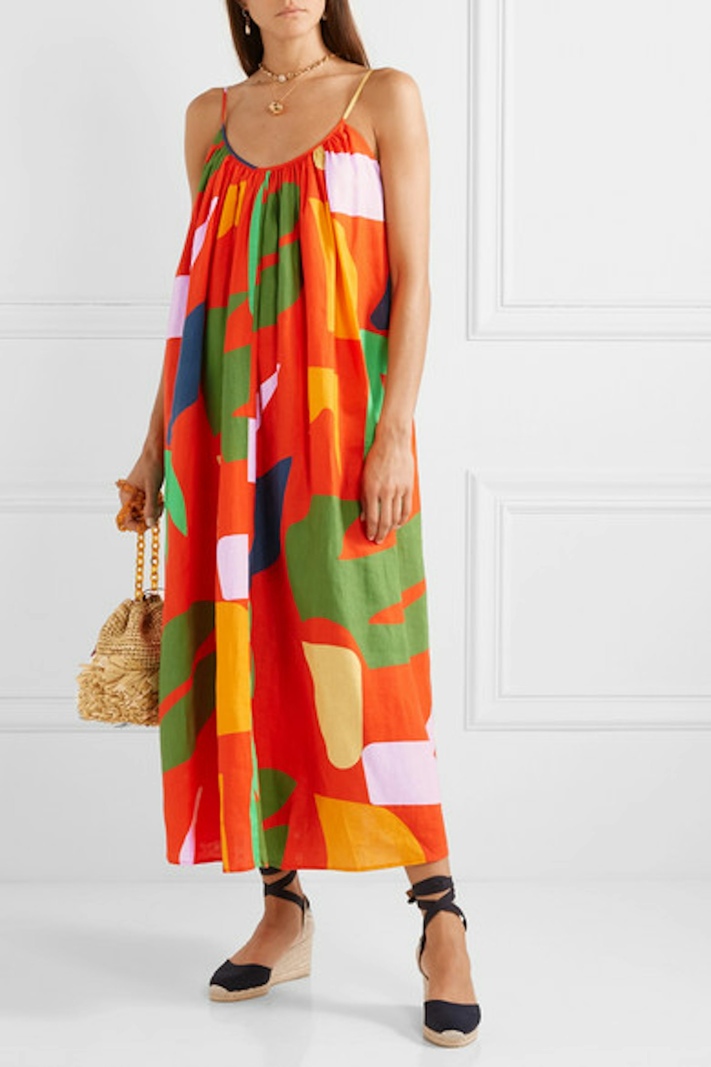 Mara Hoffman + Net Sustain, Printed Organic Linen Maxi Dress, £390