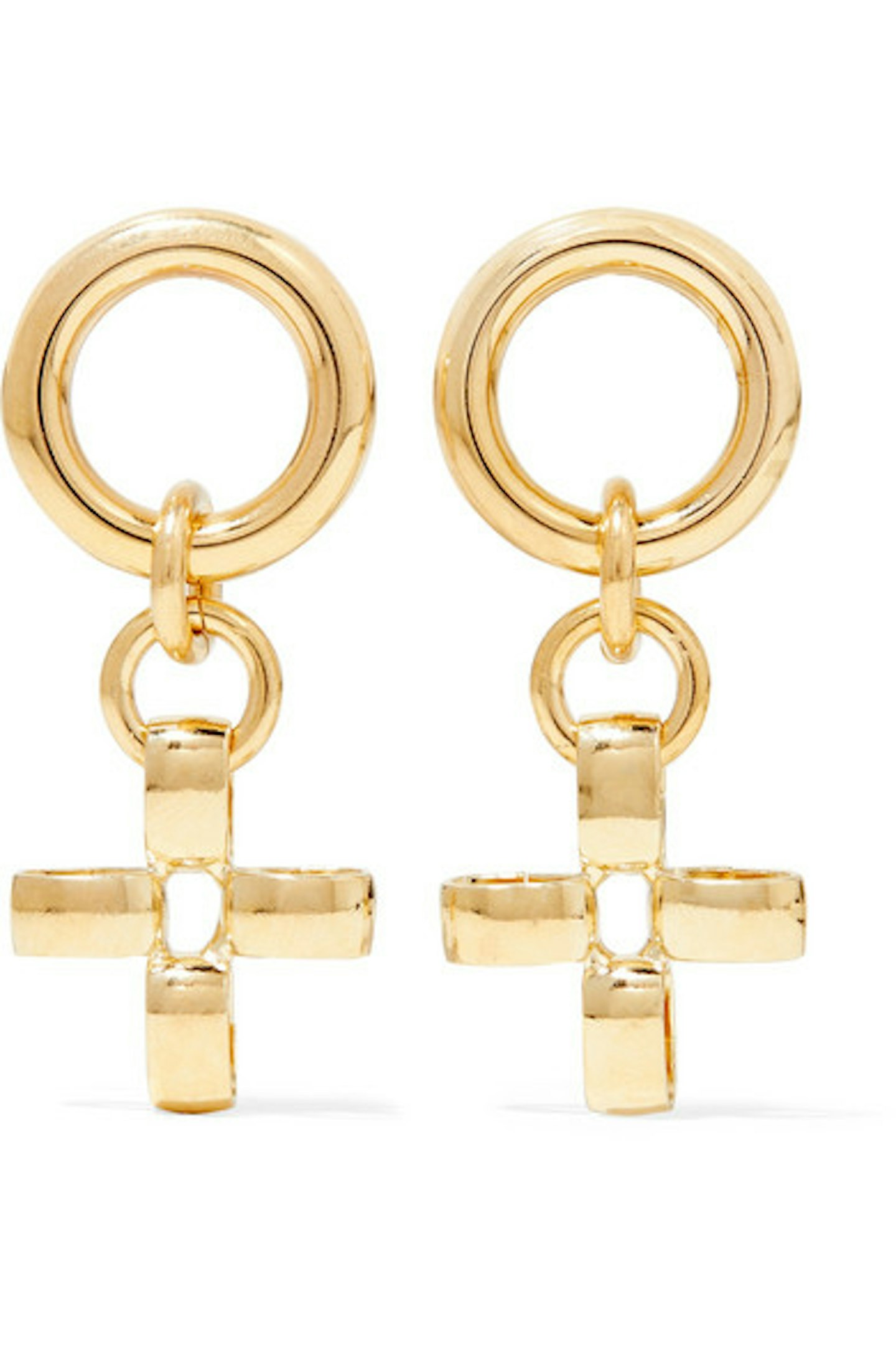 Laura Lombardi + Net Sustain, Gold-Tone Earrings, £134