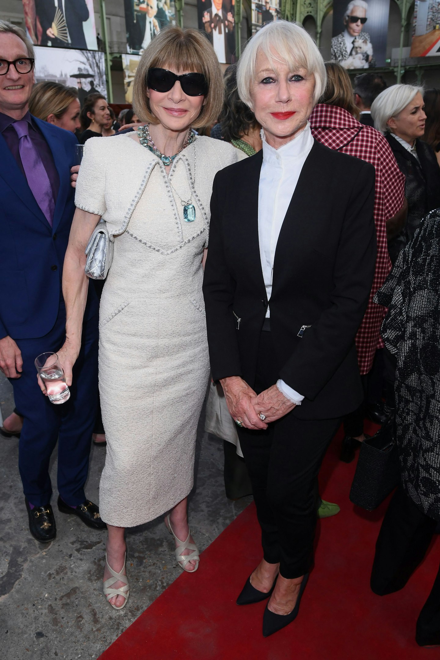 Anna Wintour and Helen Mirren at Karl For Ever