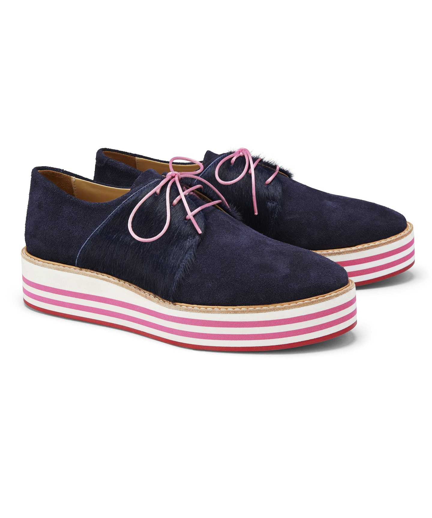 Navy Striped Shoes, £125