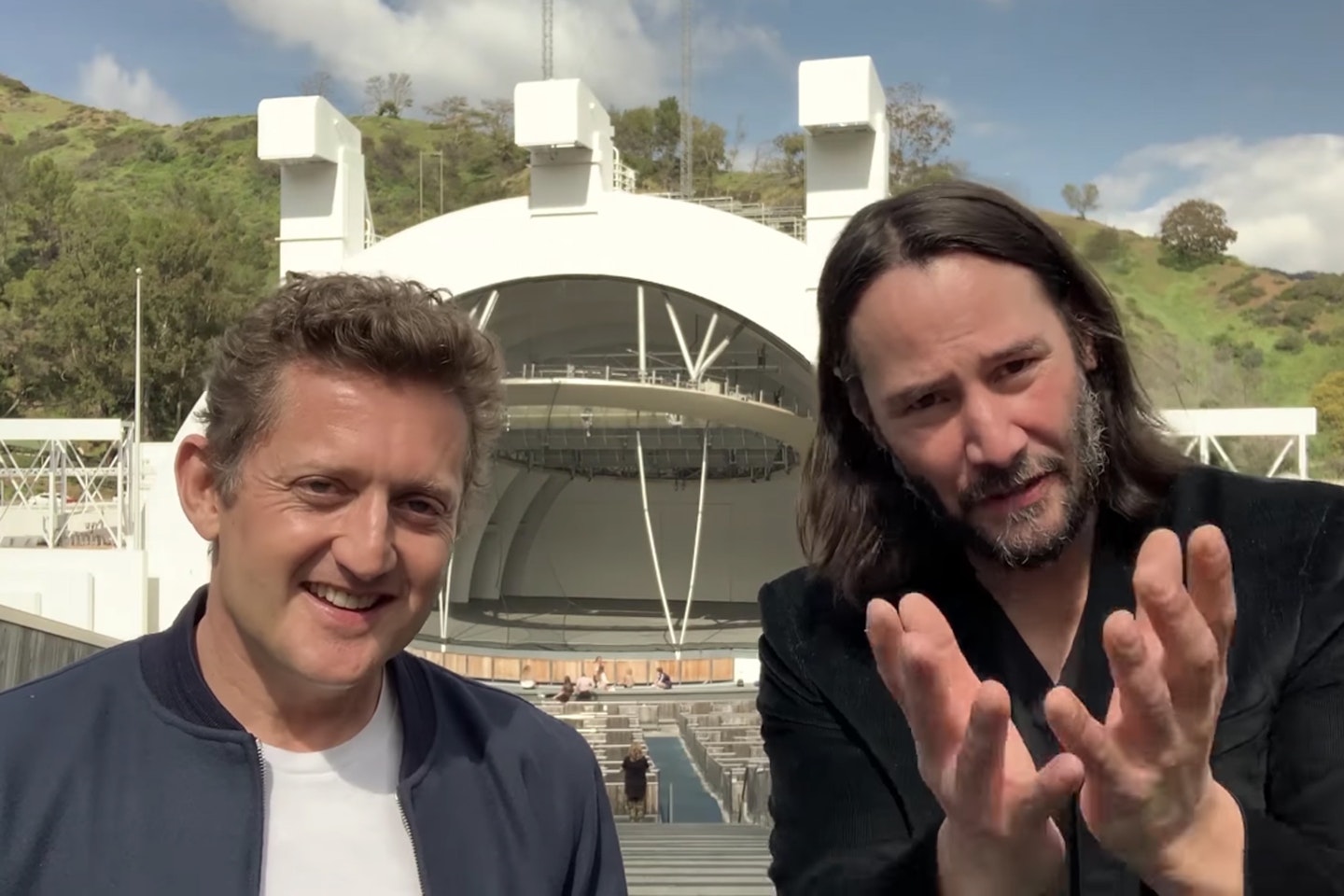 Bill & Ted Face The Music announcement video grab