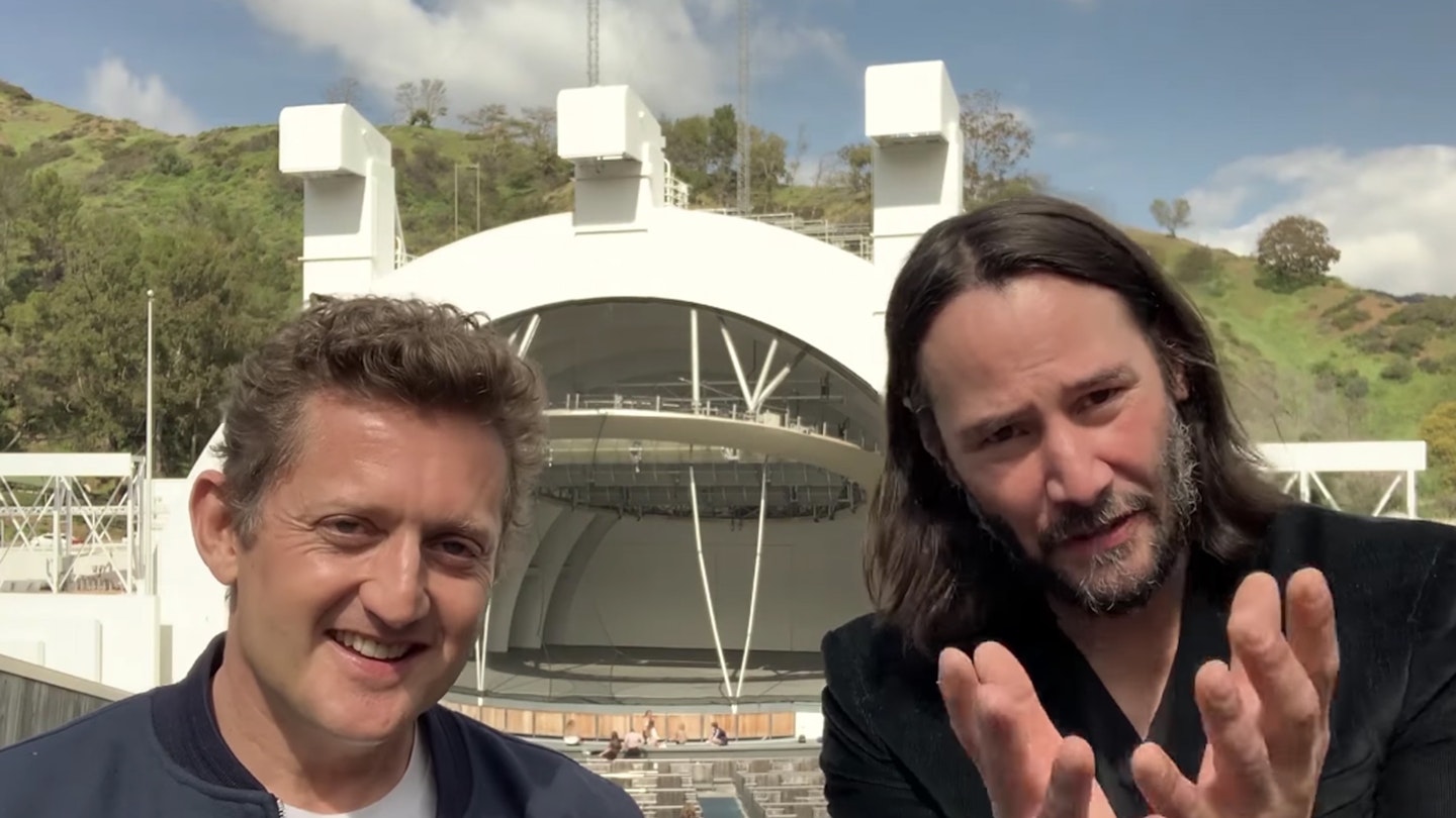 Bill & Ted Face The Music announcement video grab