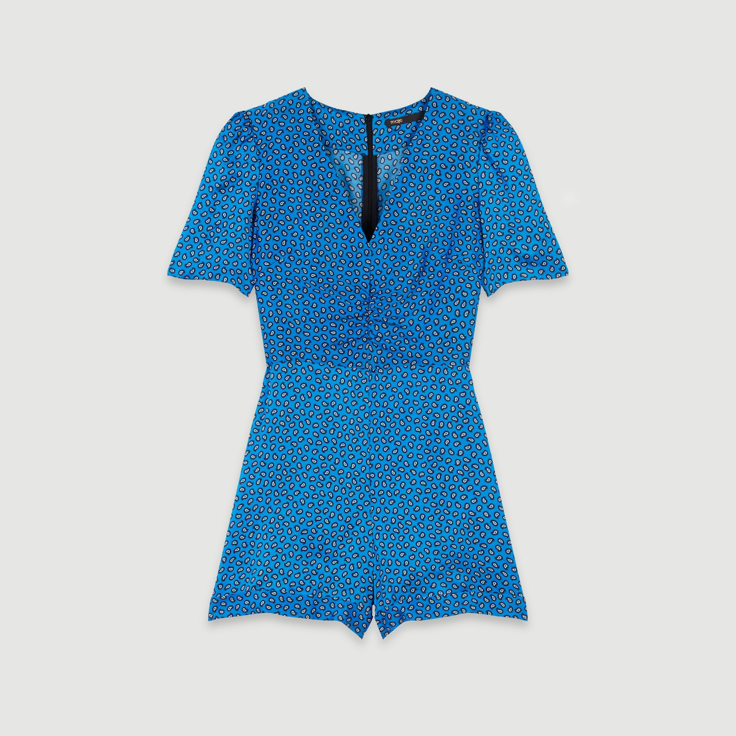 Maje satin playsuit