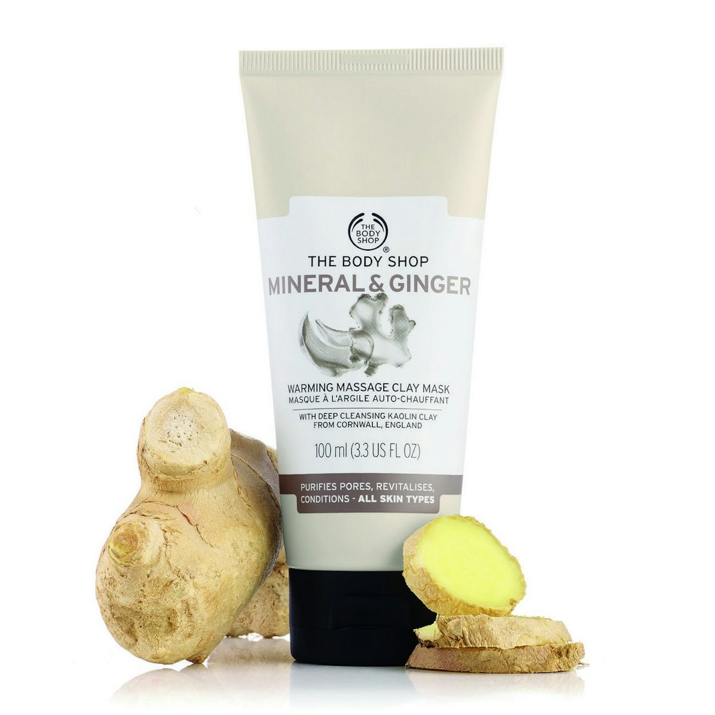 The Body Shop Mineral & Ginger Warming Massage Clay Mask