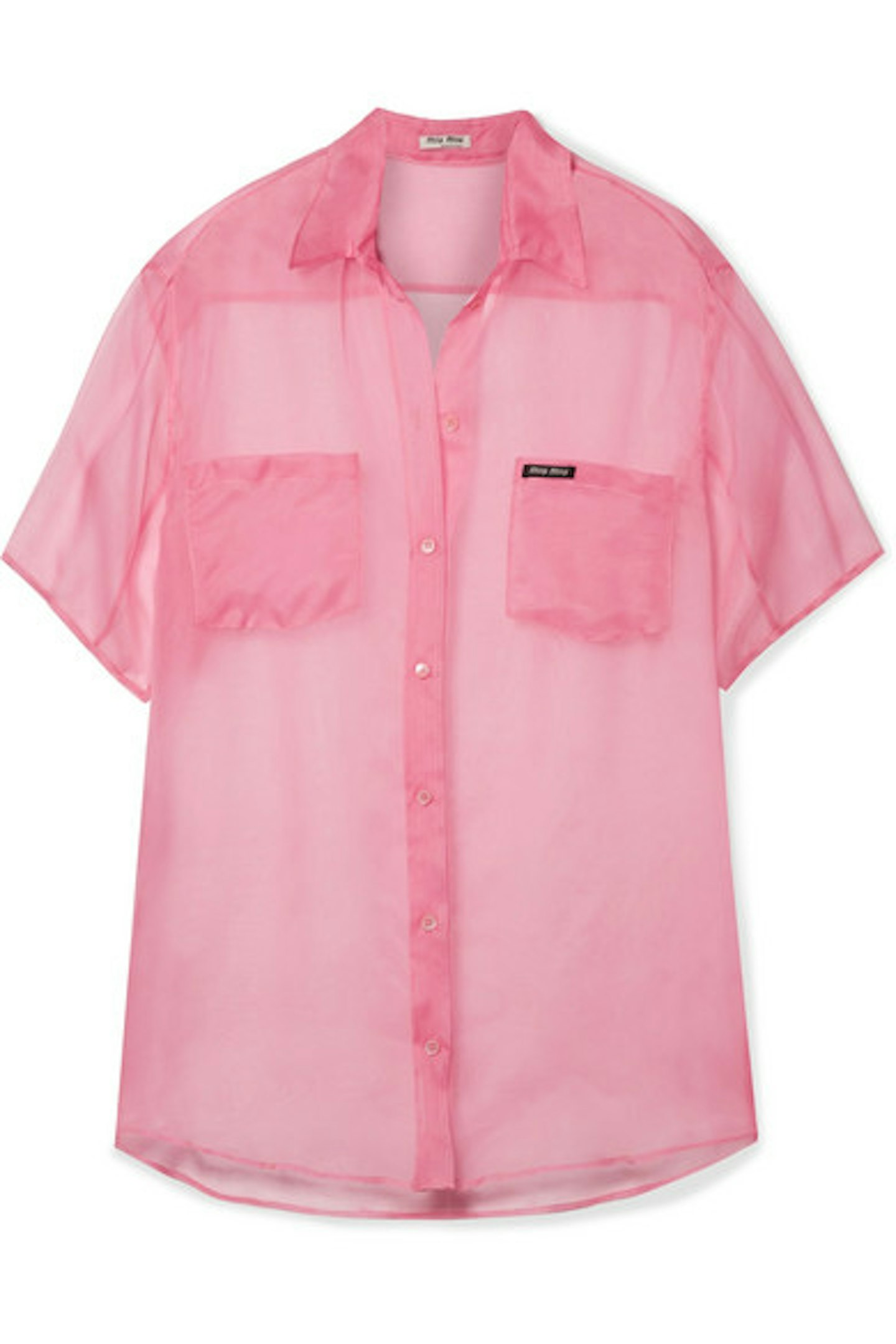 Miu Miu, Oversized Silk-Organza Shirt, £470