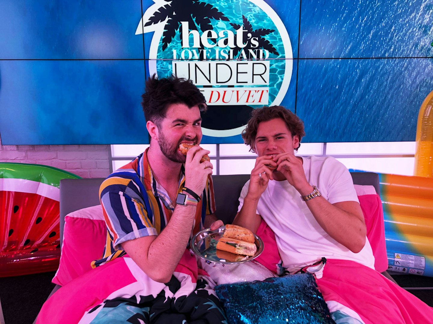 heat Radio's Jordan Lee and Love Island's Joe Garratt