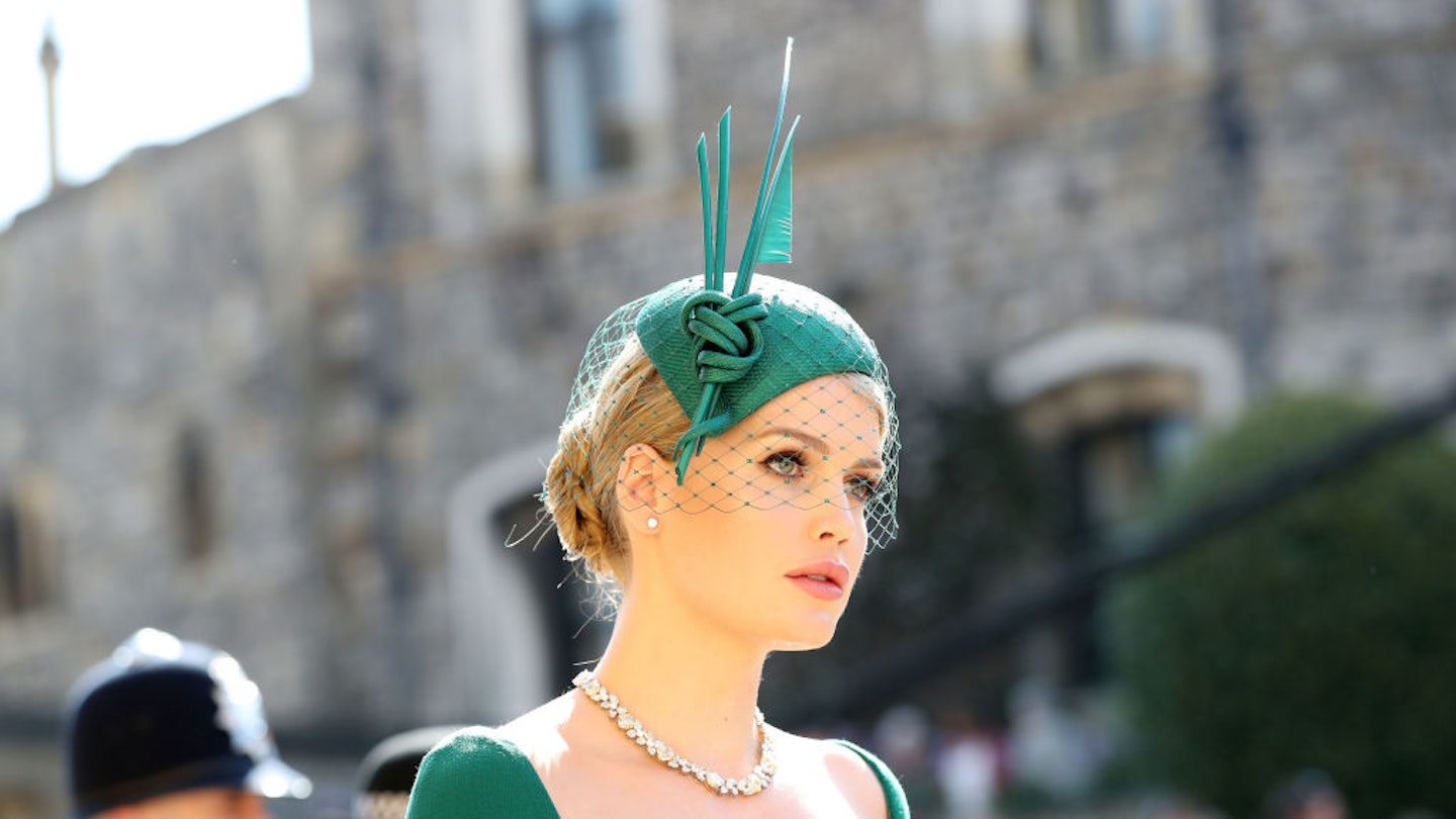 Lady Kitty Spencer at wedding of Prince Harry and Meghan Markle