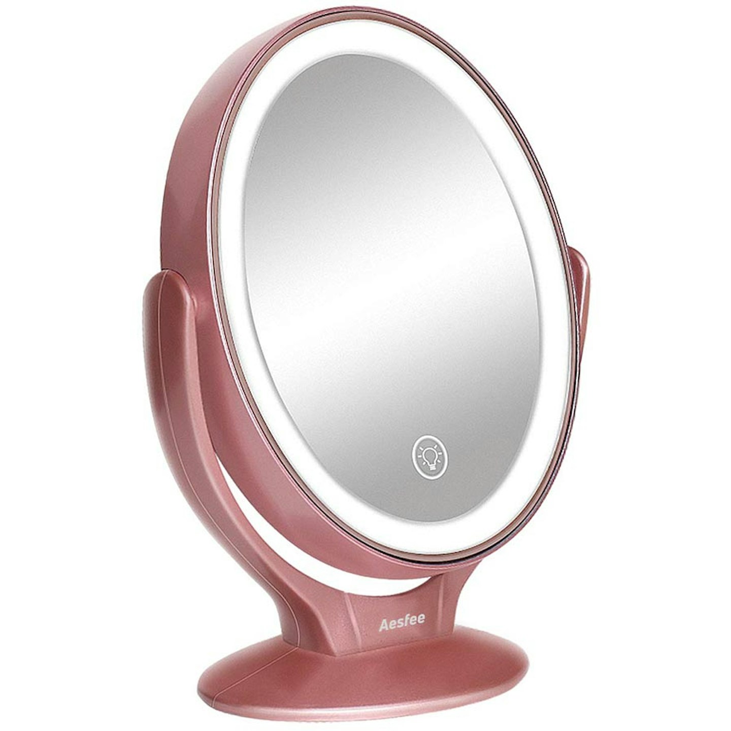Illuminated vanity mirror