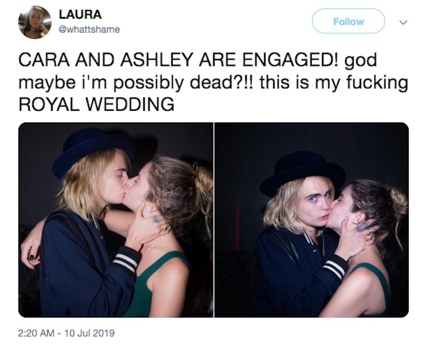 The Best Reactions To Ashley Benson And Cara Delevingne's Engagement