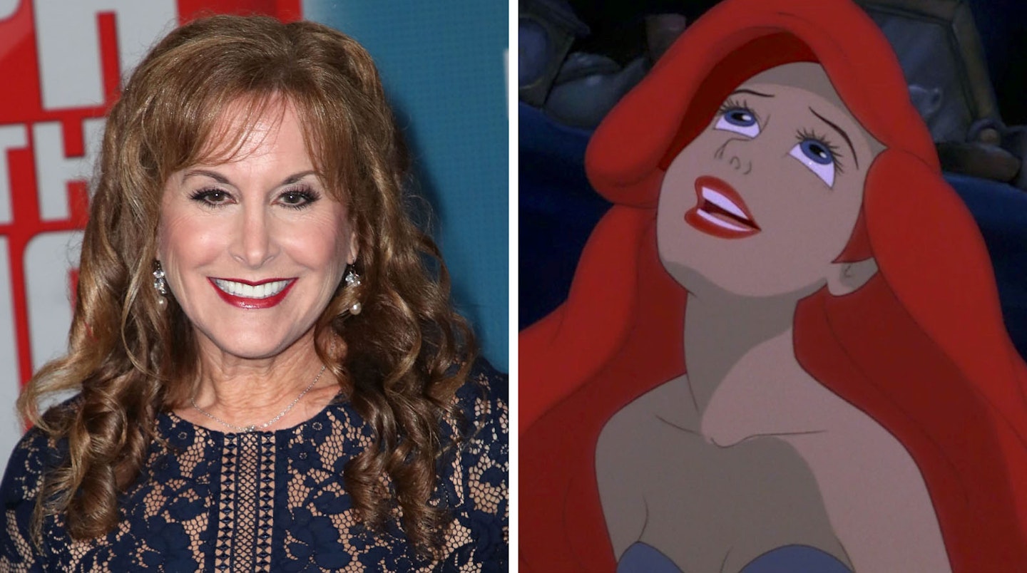 Jodi Benson and Ariel from The Little Mermaid