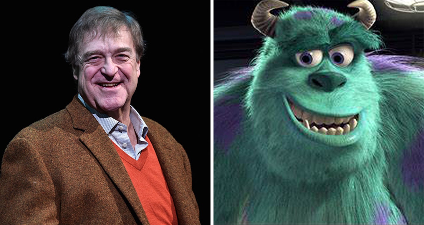 John Goodman and Sully from Monsters Inc