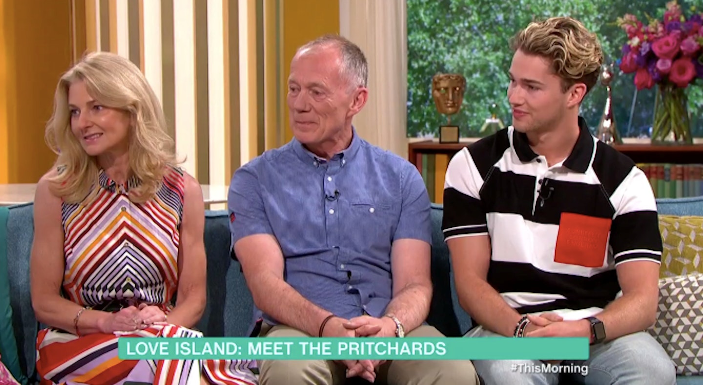 The Pritchard family on This Morning 