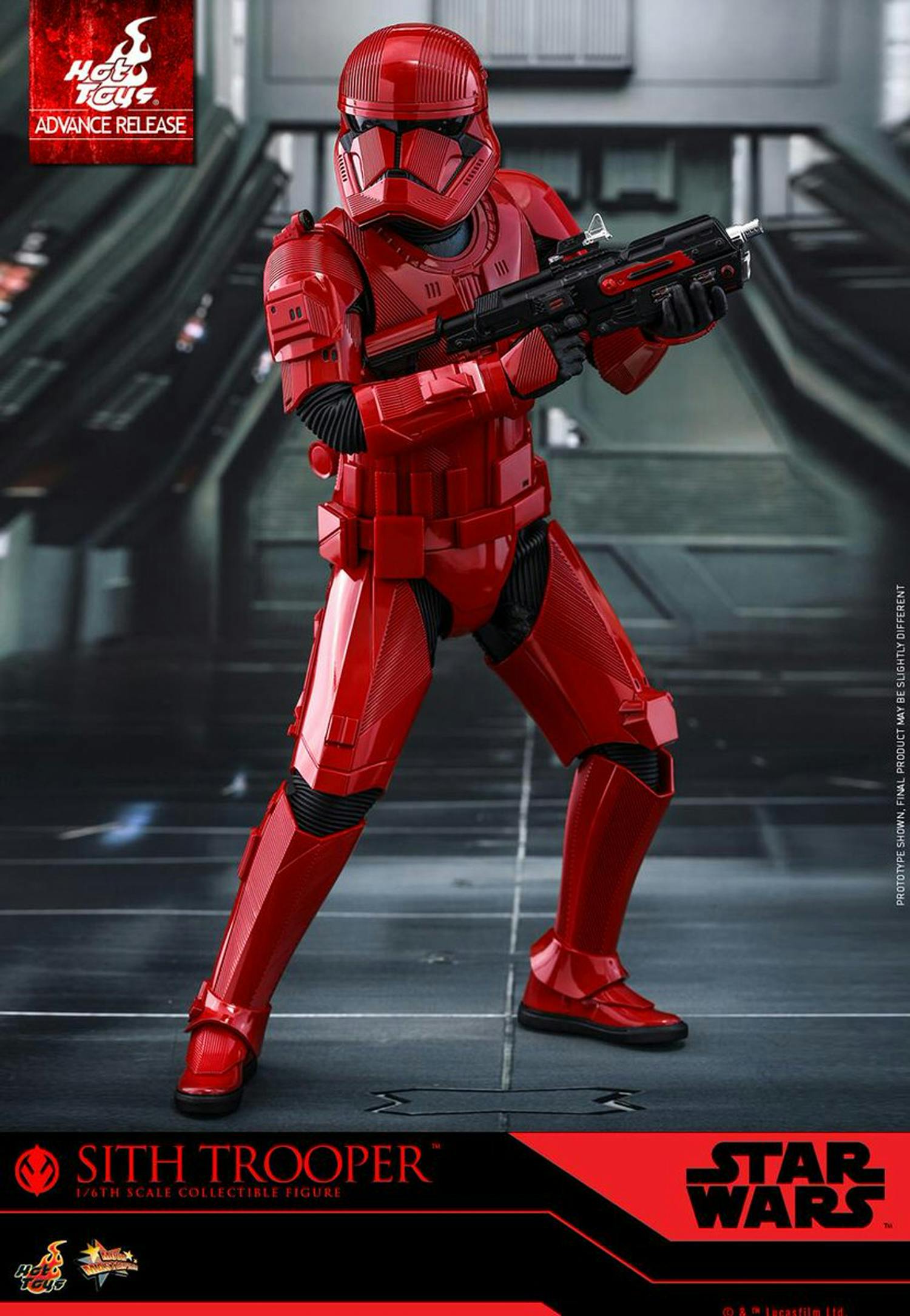 star wars red stormtrooper action figure