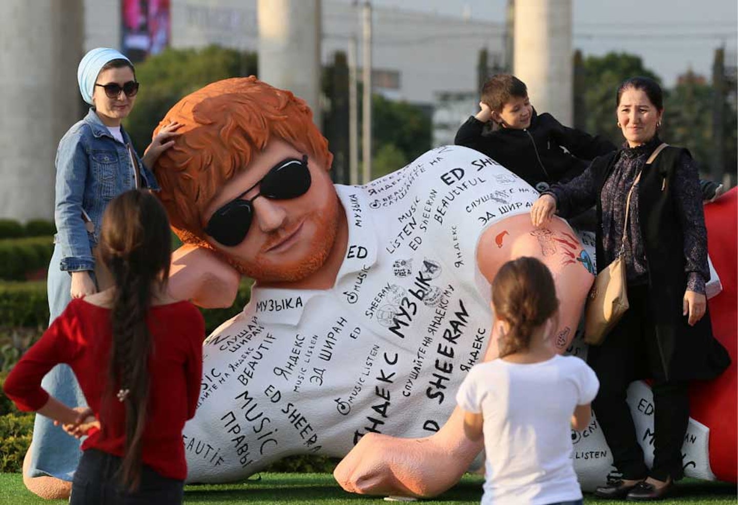 Ed Sheeran statue