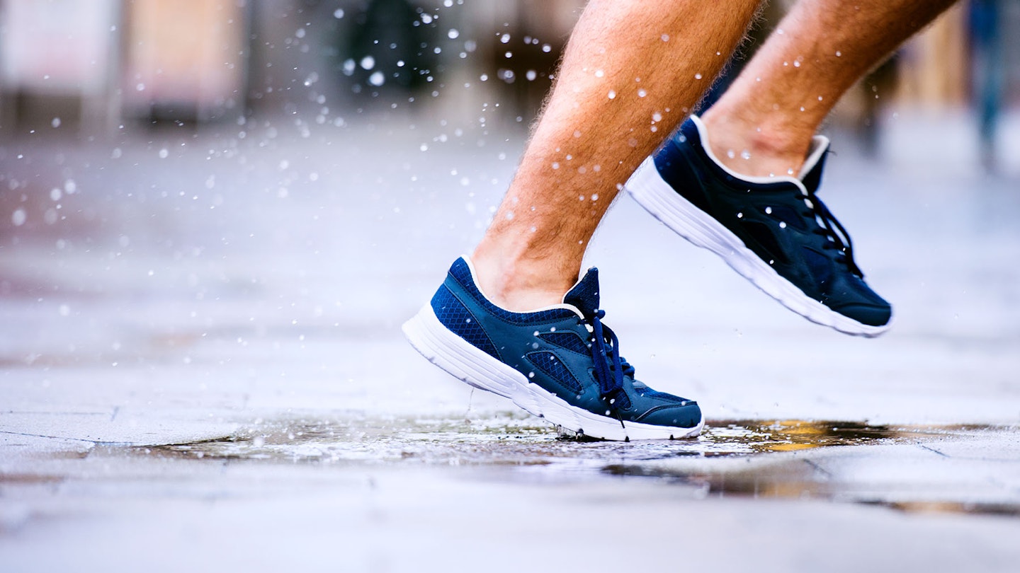 Waterproof running shoes