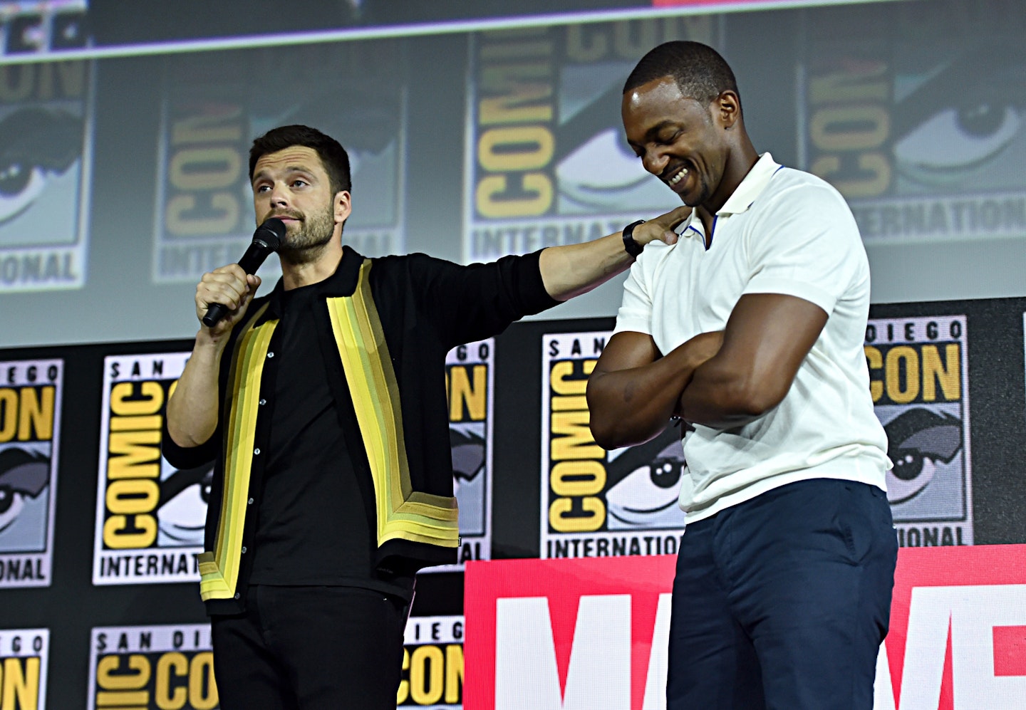 Sebastian Stan, Anthony Mackie, Comic-Con 2019
