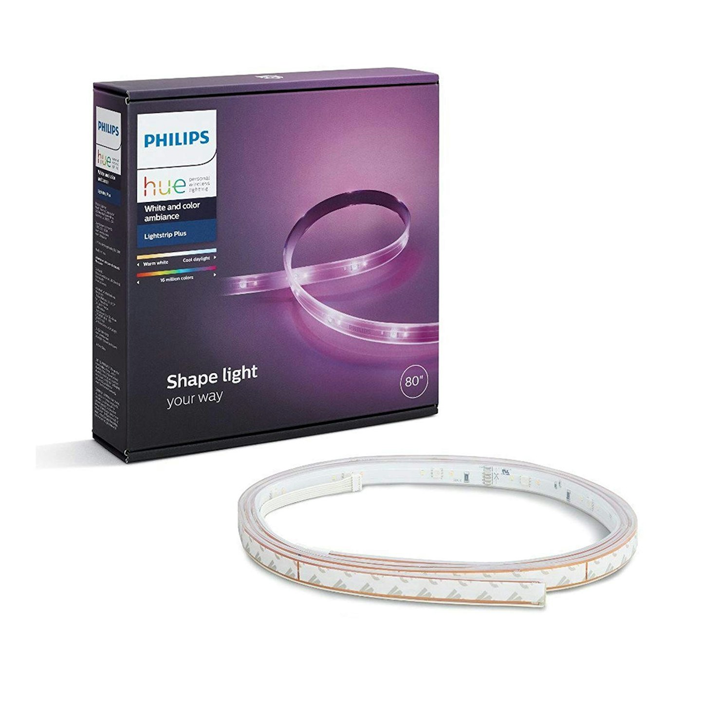 Phillips Hue White and colour ambiance Lightstrip Plus 2m, £64