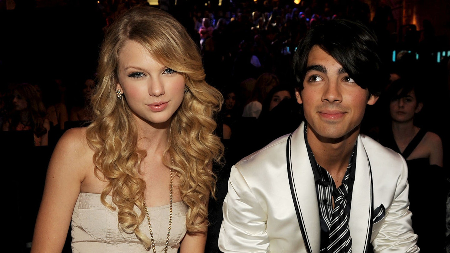 Taylor Swift and Joe Jonas together at the MTV Video Music Awards in September 2008