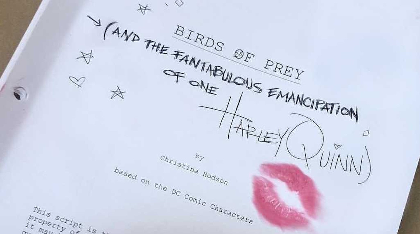 Birds of Prey script - Margot Robbie instagram