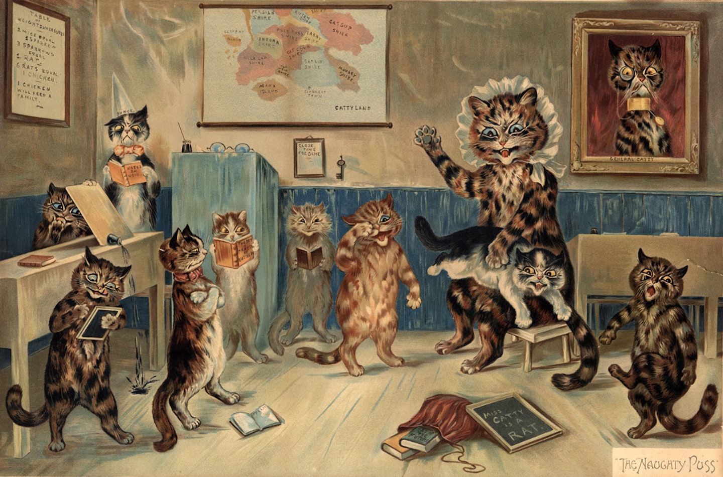 Louis Wain painting